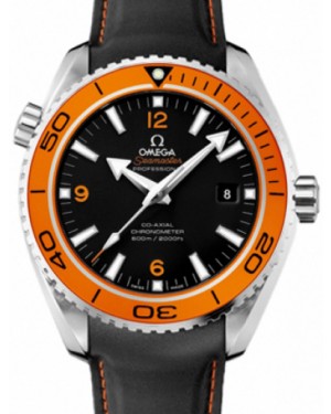 Omega 232.30.46.21.01.004 Planet Ocean 600M Co-Axial 45.5mm Orange Black Stainless Steel BRAND NEW