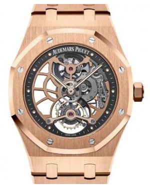 Audemars Piguet Royal Oak Tourbillon Extra-Thin Openworked 26518OR.OO.1220OR.01 Skeleton Rose Gold 41mm Hand-Wound - BRAND NEW