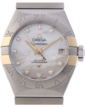 OMEGA 123.20.27.20.55.005 CONSTELLATION CO-AXIAL 27mm STEEL AND YELLOW GOLD - BRAND NEW