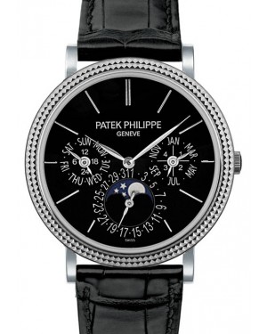 Patek Philippe Grand Complications Perpetual Calendar White Gold Black Dial 38mm 5139G-010 - BRAND NEW