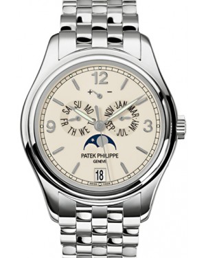 Patek Philippe Complications Annual Calendar Moon Phases Date White Gold Cream Dial 5146/1G-001 - BRAND NEW
