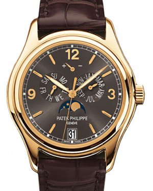 Patek Philippe Complications Annual Calendar Moon Phases Date Yellow Gold Slate Grey Dial 5146J-010 - BRAND NEW