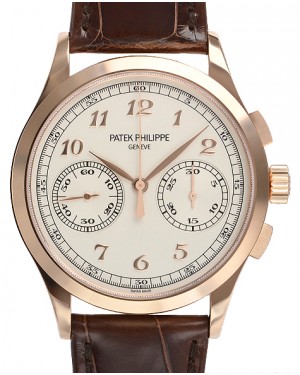 Patek Philippe 5170R-001 Complications 39.4mm Silver Opaline Arabic Rose Gold Leather BRAND NEW