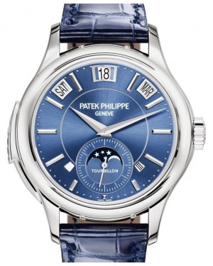 Patek Philippe Grand Complications Minute Repeater Tourbillon Perpetual Calendar White Gold Blue Dial - 5207G-001 - BRAND NEW