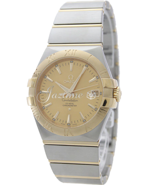 OMEGA 123.20.35.20.08.001 CONSTELLATION CO-AXIAL 35mm STEEL AND YELLOW GOLD - BRAND NEW