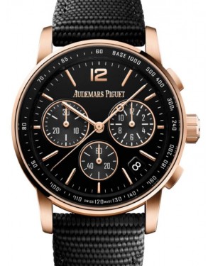 Audemars Piguet Code 11.59 Chronograph Rose Gold 41mm Black Dial 26393OR.OO.A002KB.01 - BRAND NEW