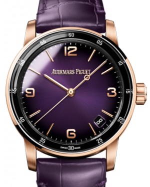 Audemars Piguet Code 11.59 Selfwinding Rose Gold 41mm Purple Dial 15210OR.OO.A616CR.01 - BRAND NEW