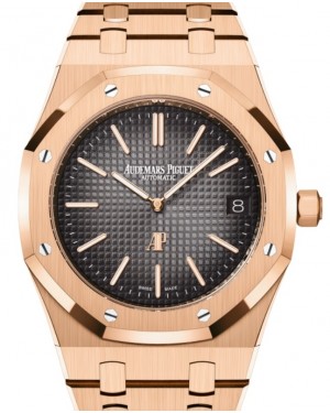 Audemars Piguet Royal Oak Jumbo Extra-Thin 39mm Rose Gold Grey Dial 16202OR.OO.1240OR.02 - BRAND NEW