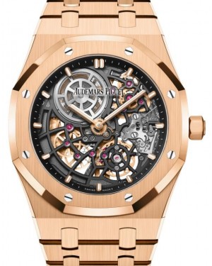 Audemars Piguet Royal Oak Jumbo Extra-Thin Openworked "50th Anniversary" 39mm Rose Gold 16204OR.OO.1240OR.01 - BRAND NEW