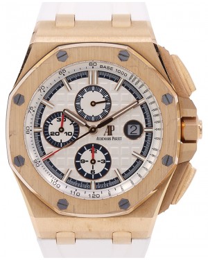 Audemars Piguet Offshore Summer Rose Gold Silver White Dial 26408OR.OO.A010CA.01