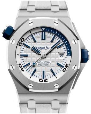 Audemars Piguet Royal Oak Offshore Diver Stainless Steel 42mm White Dial 15710ST.OO.A010CA.01 
