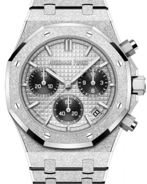 Audemars Piguet Royal Oak Chronograph 41mm Frosted White Gold Grey Dial 26240BC.GG.1324BC.01