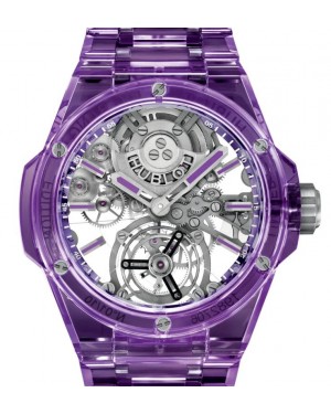 Big Bang Integrated Tourbillon Full Purple Sapphire 43mm 455.JM.0120.JM - BRAND NEW