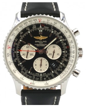 Breitling Navitimer 01 AB012721 Chronograph Stainless Steel Leather 46mm - PRE-OWNED