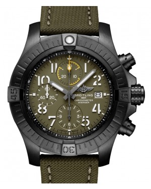 Breitling Avenger Chronograph 45 Night Mission DLC Titanium Military Green Dial V13317101L1X1