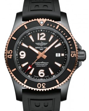 Breitling Superocean Automatic 46 Black Steel/Red Gold Black Dial U17368221B1S1 - BRAND NEW