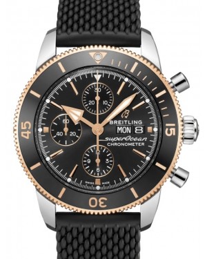 Breitling Superocean Heritage Chronograph 44 Stainless Steel/Red Gold Black Dial U13313121B1S1