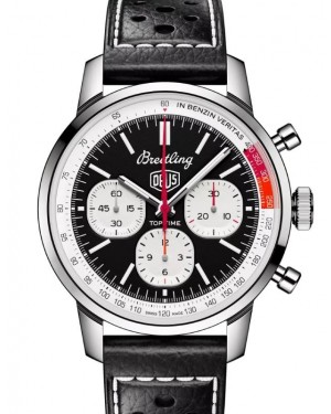 Breitling Top Time B01 Deus Stainless Steel Black Dial AB01765A1B1X1
