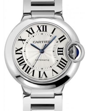 Cartier Ballon Bleu de Cartier Steel 36mm Silver Dial WSBB0048