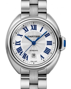 Cartier Cle de Cartier Women's Watch Automatic Stainless Steel 31mm Silver Dial Steel Bracelet WSCL0005 - BRAND NEW