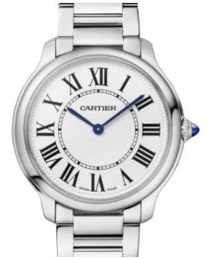 Cartier Ronde Must de Cartier Quartz 36mm Stainless Steel Silver Dial WSRN0034