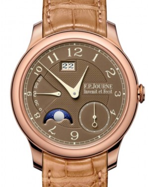 F.P.Journe Octa Automatique Lune Havana Rose Gold 40mm Brown Dial Leather Strap - BRAND NEW