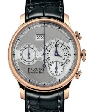 F.P.Journe Octa Chronographe Rose Gold 40mm Silver Dial Leather Strap - BRAND NEW