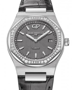 Girard Perregaux Laureato 34mm Stainless Steel/Diamonds Grey DIal 80189D11A231-CB6A