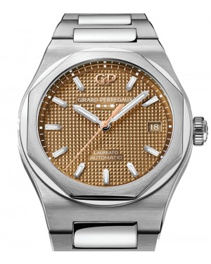 Girard Perregaux Laureato 38mm Stainless Steel Copper Dial 81005-11-3154-1CM