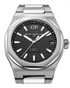 Girard Perregaux Laureato 42mm Stainless Steel Black Dial 81010-11-634-11A