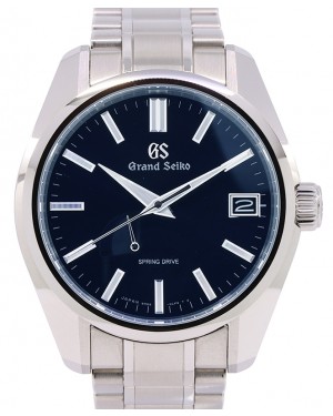 Grand Seiko Heritage Collection Stainless Steel Blue 40mm Dial Bracelet SBGA375 - PRE OWNED