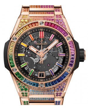 Hublot Big Bang Integrated Time Only King Gold Rainbow 40mm 456.OX.0180.OX.3999 - BRAND NEW