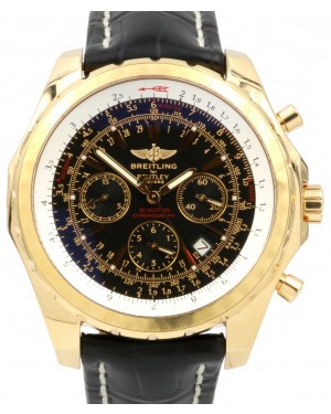 Breitling Bentley Motors T H25363 Men's 48mm Rose Gold Leather Chronograph BOX/PAPERS