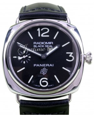 Panerai PAM 380 Radiomir Black Seal Logo Dial 45mm Stainless Steel BRAND NEW