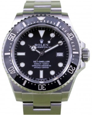 Rolex Sea-Seadweller 4000 Stainless Steel 40mm Black Dial Oyster Bracelet 116600 - PRE-OWNED 
