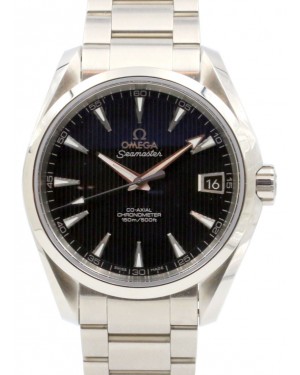 Omega Seamaster Aqua Terra 231.10.39.21.01.001 Black Index 150 M Co-Axial Stainless Steel 38.5mm - BRAND NEW