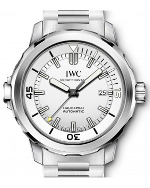 IWC Schaffhausen IW329004 Aquatimer Automatic Silver Plated Index Stainless Steel 42mm Automatic