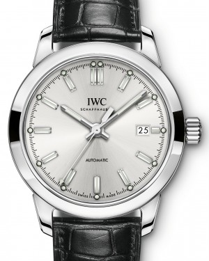 IWC Schaffhausen Ingenieur Automatic IW357001 Silver Index Stainless Steel Black Leather 40mm BRAND NEW