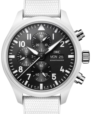 IWC Pilot's Watch Chronograph Top Gun "Lake Tahoe" Ceramic 44.5mm Black Dial IW389105 - PRE-OWNED