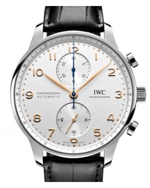 IWC Portugieser Chronograph Stainless Steel 41mm Silver Dial IW371604
