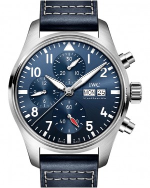 IWC Pilot's Watch Chronograph 41 Stainless Steel Blue Dial IW388101