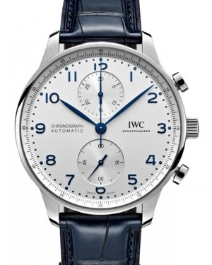 IWC Portugieser Chronograph Stainless Steel 41mm Silver Dial IW371605