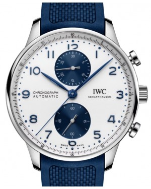 IWC Portugieser Chronograph Stainless Steel 41mm Silver Dial IW371620