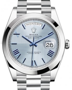 Platinum & Blue Dial Rolex Day-Date 40 President Watches ON SALE