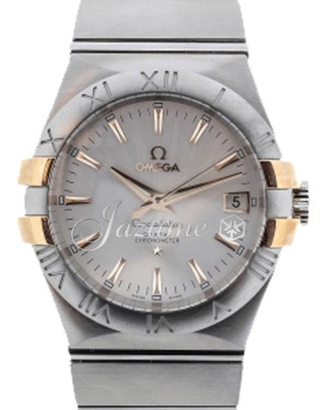 OMEGA 123.20.35.20.02.003 CONSTELLATION CO-AXIAL 35mm STEEL AND GOLD - BRAND NEW