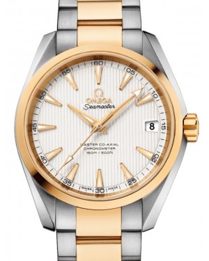 Omega Seamaster Aqua Terra 150M Master Co-Axial Chronometer 38.5mm Stainless Steel Yellow Gold Silver Dial Steel Yellow Gold Bracelet 231.20.39.21.02.002 - BRAND NEW