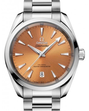 Omega Seamaster Aqua Terra 150M Co-Axial Master Chronometer 38mm Stainless Steel Yellow Index Dial Steel Bracelet 220.10.38.20.12.001 - BRAND NEW