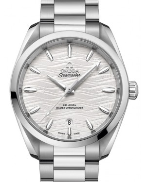 Omega Seamaster Aqua Terra 150M Co-Axial Master Chronometer Ladies 38mm Stainless Steel Silver Dial Steel Bracelet 220.10.38.20.02.003 - BRAND NEW