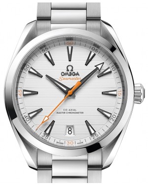 Omega Seamaster Aqua Terra 150M Co-Axial Master Chronometer Stainless Steel 41mm Silver Dial Steel Bracelet 220.10.41.21.02.001 - BRAND NEW
