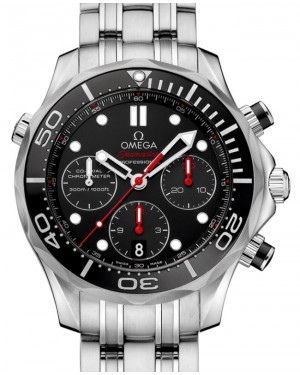 Omega Seamaster Diver 300M 44mm Stainless Steel Black Dial Bracelet 212.30.44.50.01.001